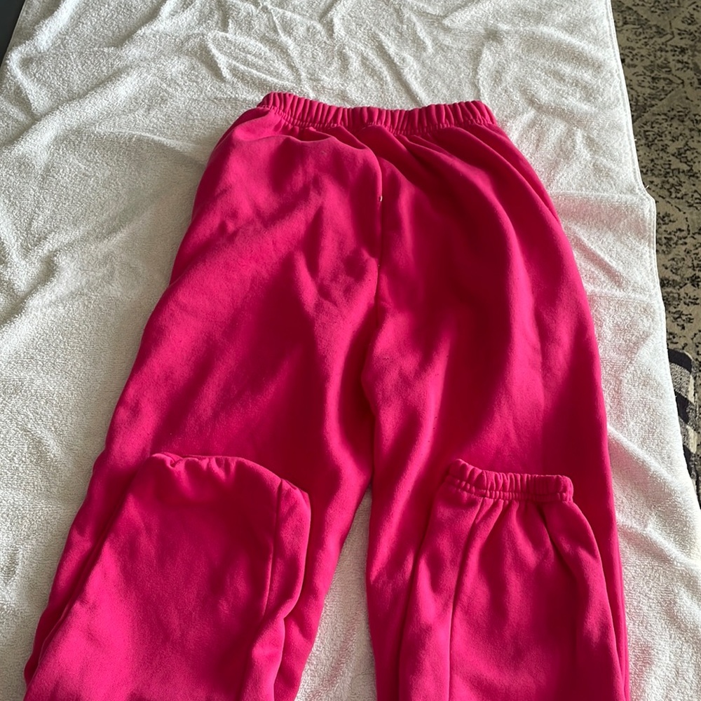 unsure of the brand hot pink sweats